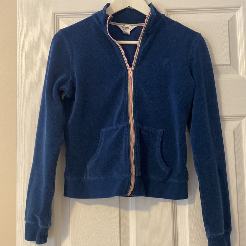 Lilly Pulitzer full zip sweatshirt XS